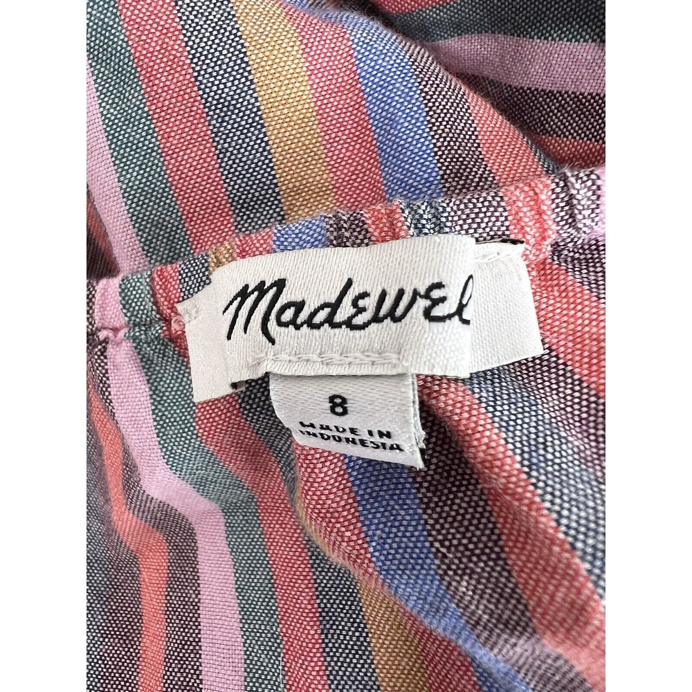 Madewell Halter Tank Striped Sleeveless Summer Minimal Chic - Picture 11 of 12